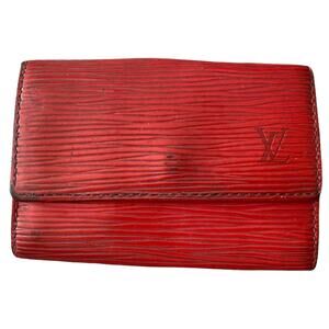 Louis Vuitton Folding Red Epi 6 Multicles Hook Key Ring